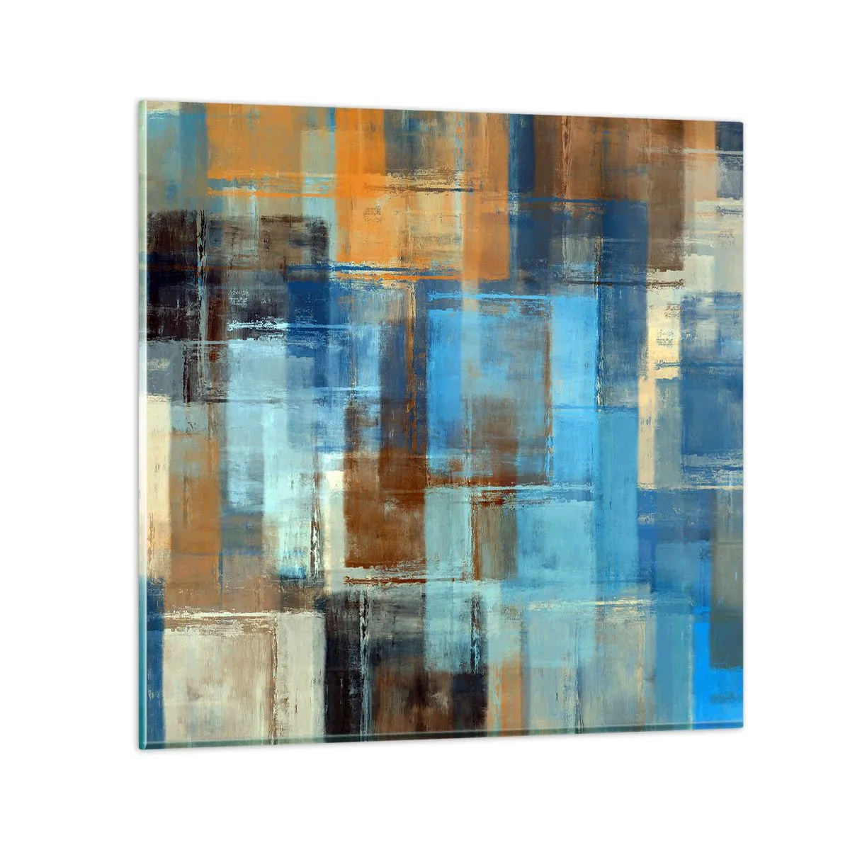 Glasbild - Bild auf glas - Durch den blauen Schleier - 30x30 cm