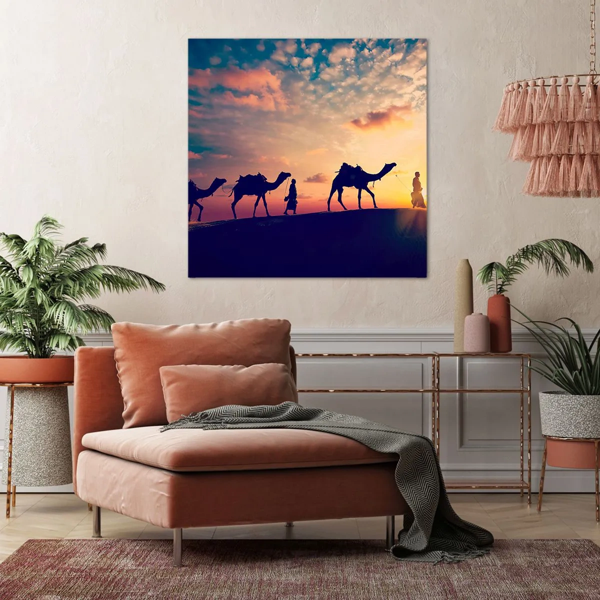 Bild auf Leinwand - Leinwandbild - Der geheimnisvolle Geist des Orients - 30x30 cm