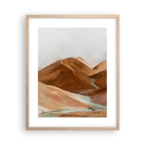 Poster in einem Rahmen aus heller Eiche - Zur Quelle - 40x50 cm