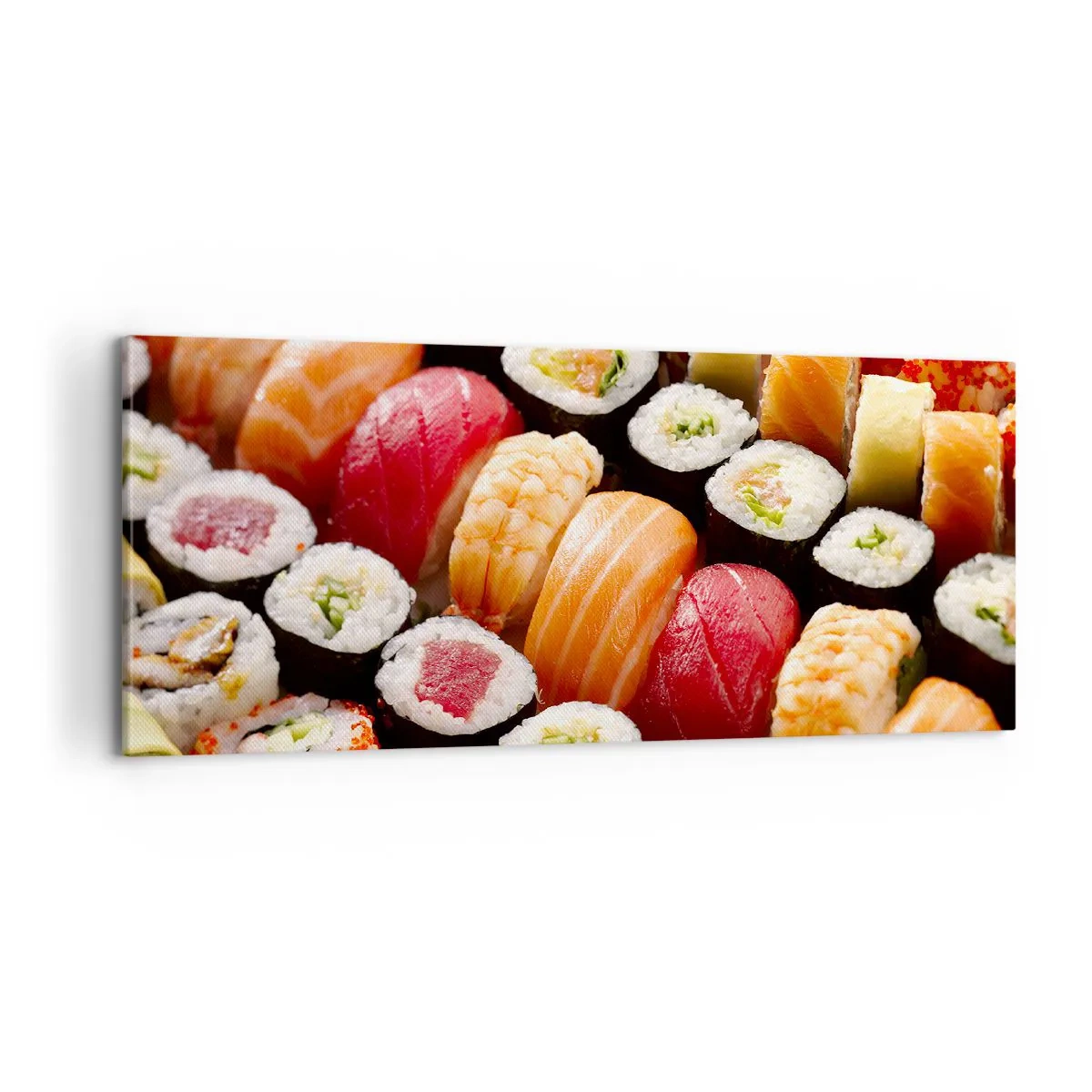 Bild auf Leinwand - Leinwandbild - Farben und Aromen Asiens - 100x40 cm