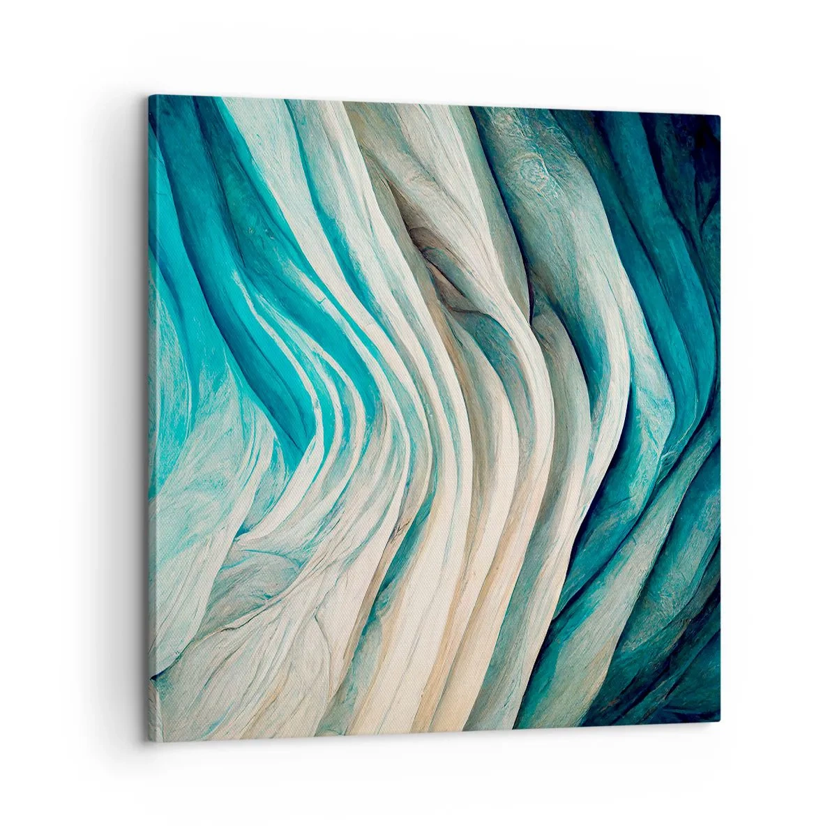 Bild auf Leinwand - Leinwandbild - Blaue Unersättlichkeit - 60x60 cm