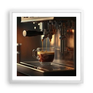 Poster in einem weißen Rahmen - Sinnliche Mischung - 50x50 cm