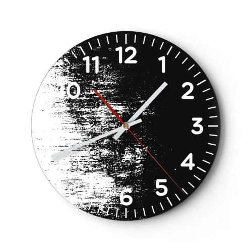 Wanduhr - Glasuhr - Und der Gewinner ist ... - 40x40 cm