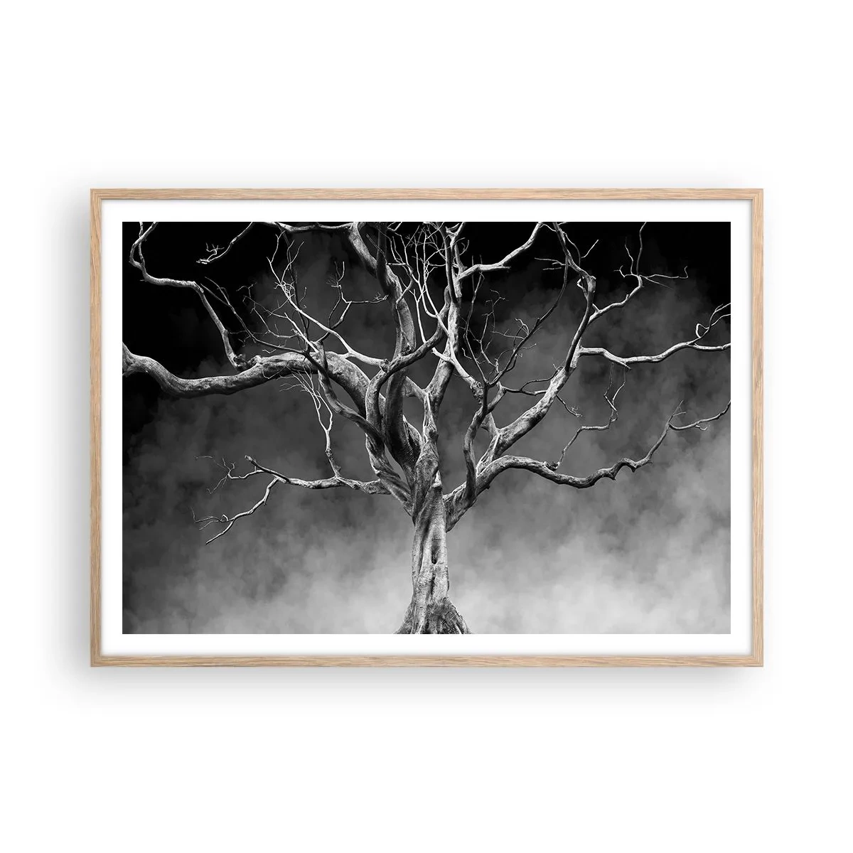 Poster in einem Rahmen aus heller Eiche - Ursprünglich und heilig - 100x70 cm