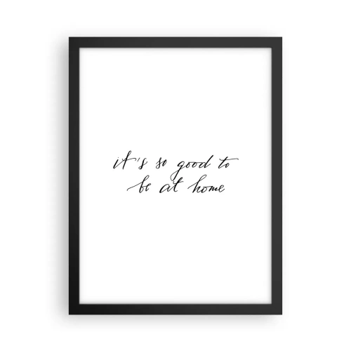 Poster in einem schwarzem Rahmen - Die ganze Wahrheit - 30x40 cm