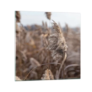 Glasbild - Bild auf glas - Zeit, mit dem Wind zu gehen - 30x30 cm