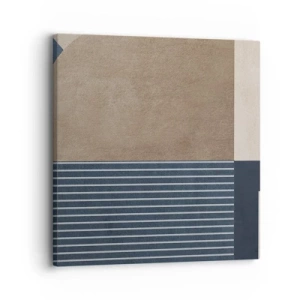 Bild auf Leinwand - Leinwandbild - Komposition aus Einfachheit und Rundheit - 30x30 cm