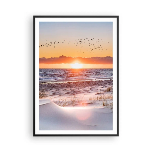 Poster in einem schwarzem Rahmen - Horizontale Landschaft - 70x100 cm