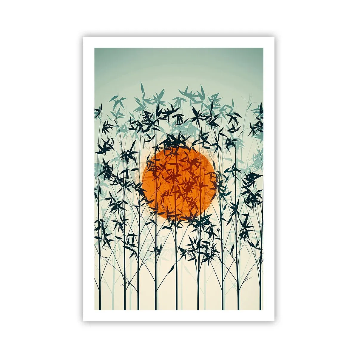 Poster - Japanische Sonne - 61x91 cm