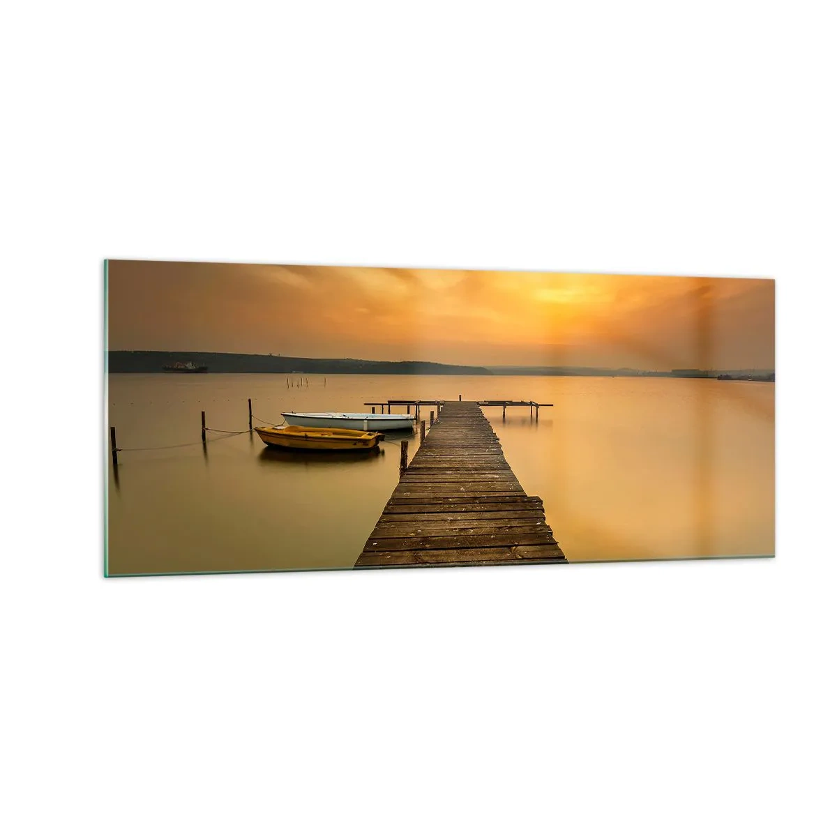 Glasbild - Bild auf glas - Ich werde dir den goldenen Himmel öffnen - 100x40 cm