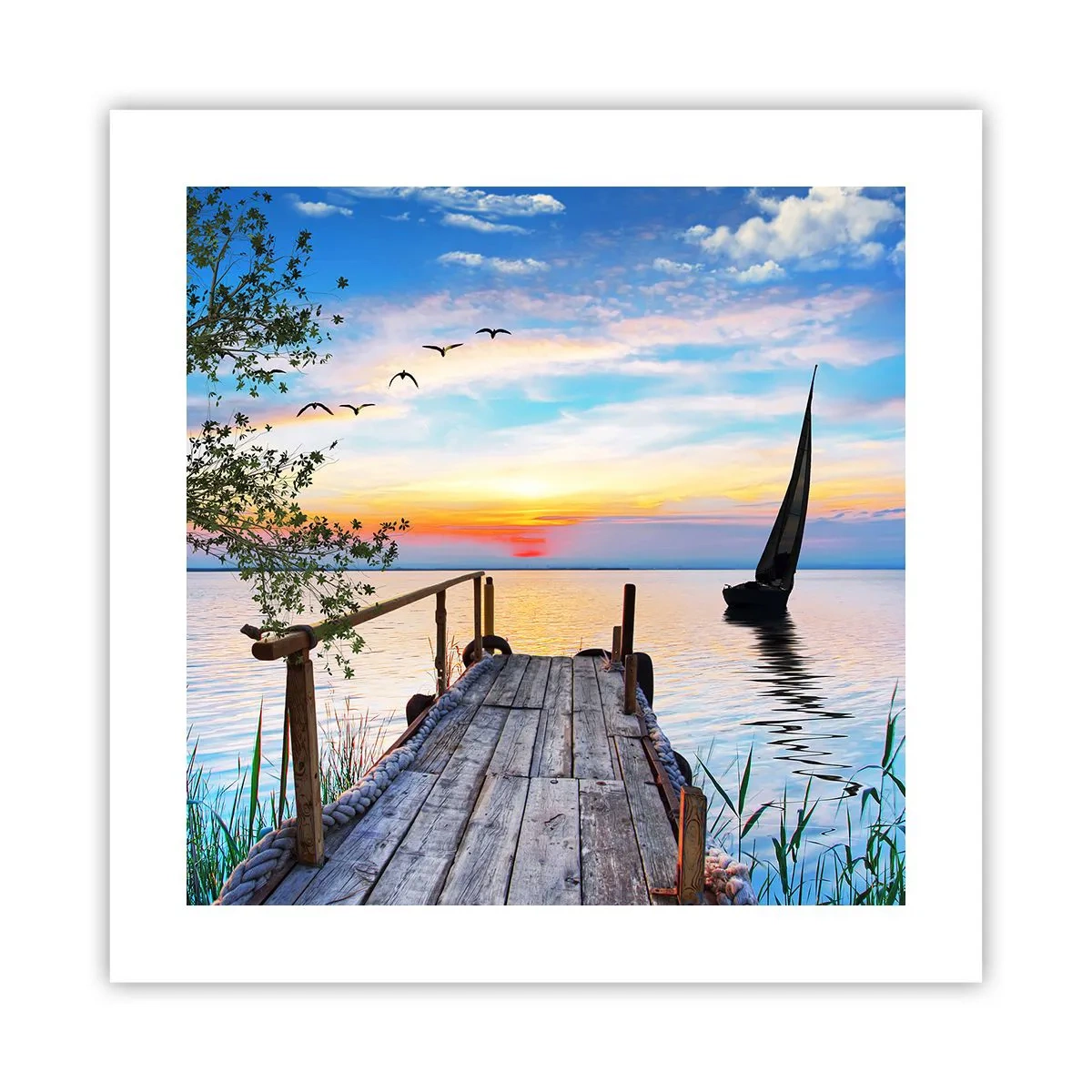 Poster - Guten Abend - 40x40 cm