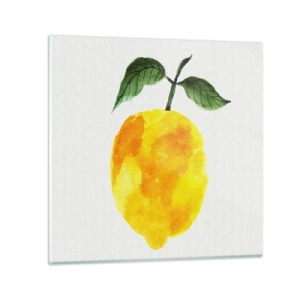 Glasbild - Bild auf glas - So schmeckt man die Sonne - 30x30 cm