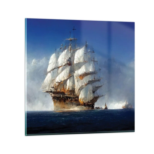 Glasbild - Bild auf glas - Der große Ruhm! - 30x30 cm