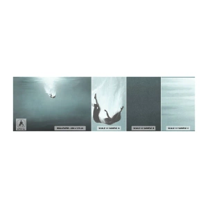 Fototapeten Muster Selbstklebend Deluxe Sticker - In den Armen des Ozeans - Wasser, Minimalismus, Unterwasser - 100x30 cm