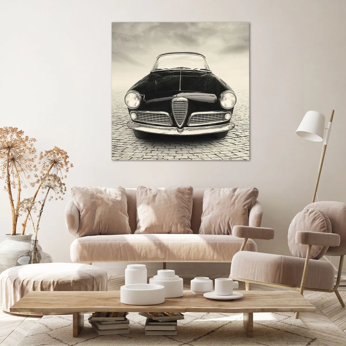 Bild auf Leinwand - Leinwandbild - Man muss mich einfach lieben - 40x40 cm