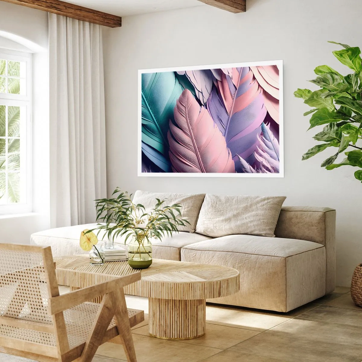 Poster - Vogel-Chic - 40x30 cm