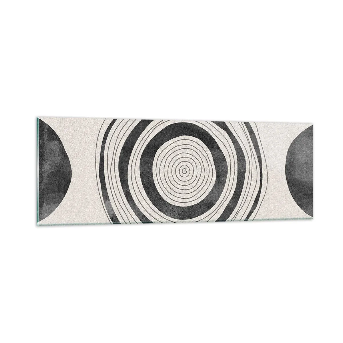 Glasbild - Bild auf glas - Wichtig ist, was dazwischen liegt - 90x30 cm