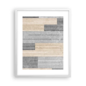Poster in einem weißen Rahmen - Komposition: Vertikal halten - 40x50 cm