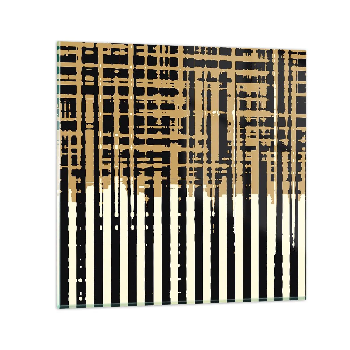 Glasbild - Bild auf glas - Architektonische Abstraktion - 30x30 cm