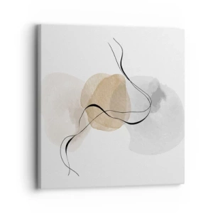 Bild auf Leinwand - Leinwandbild - Luftperlen - 30x30 cm