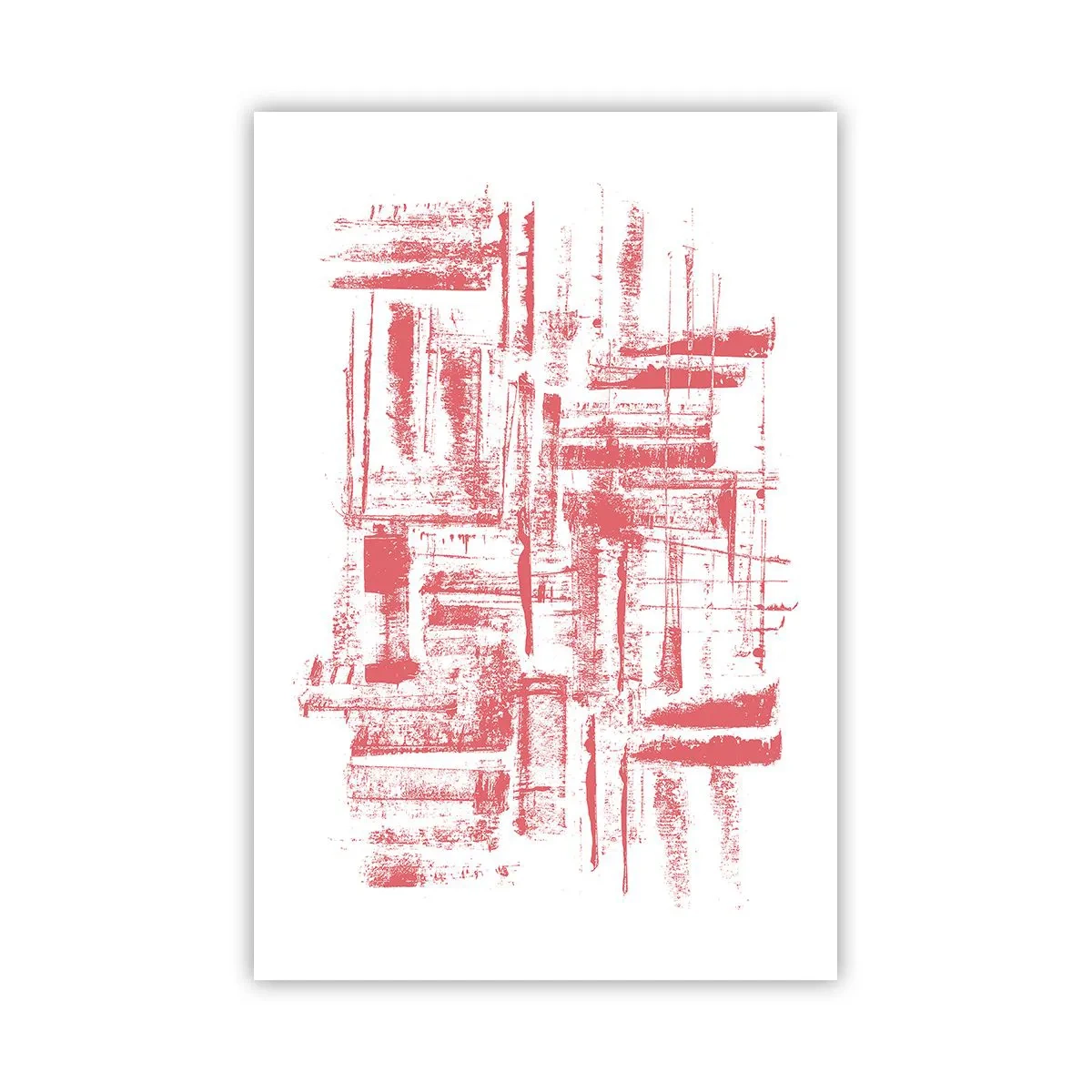 Poster - Die rote Stadt - 61x91 cm