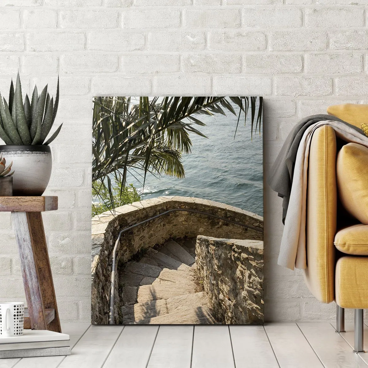 Bild auf Leinwand - Leinwandbild - Unter der Sonne Italiens - 80x120 cm