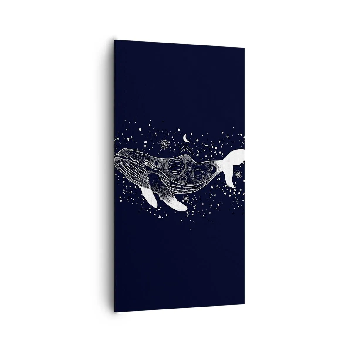 Bild auf Leinwand - Leinwandbild - Im Ozean des Universums - 65x120 cm