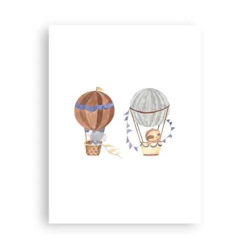 Poster - Freunde auf Reise - 30x40 cm