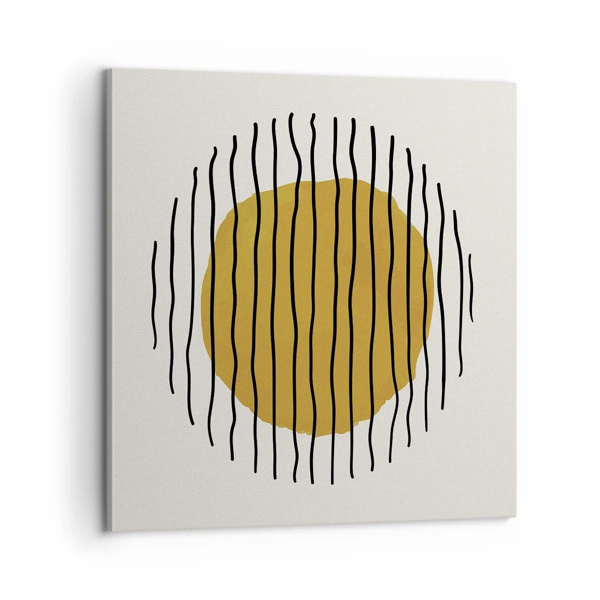 Bild auf Leinwand - Leinwandbild - Abstraktion, die vor Hitze zittert - 60x60 cm