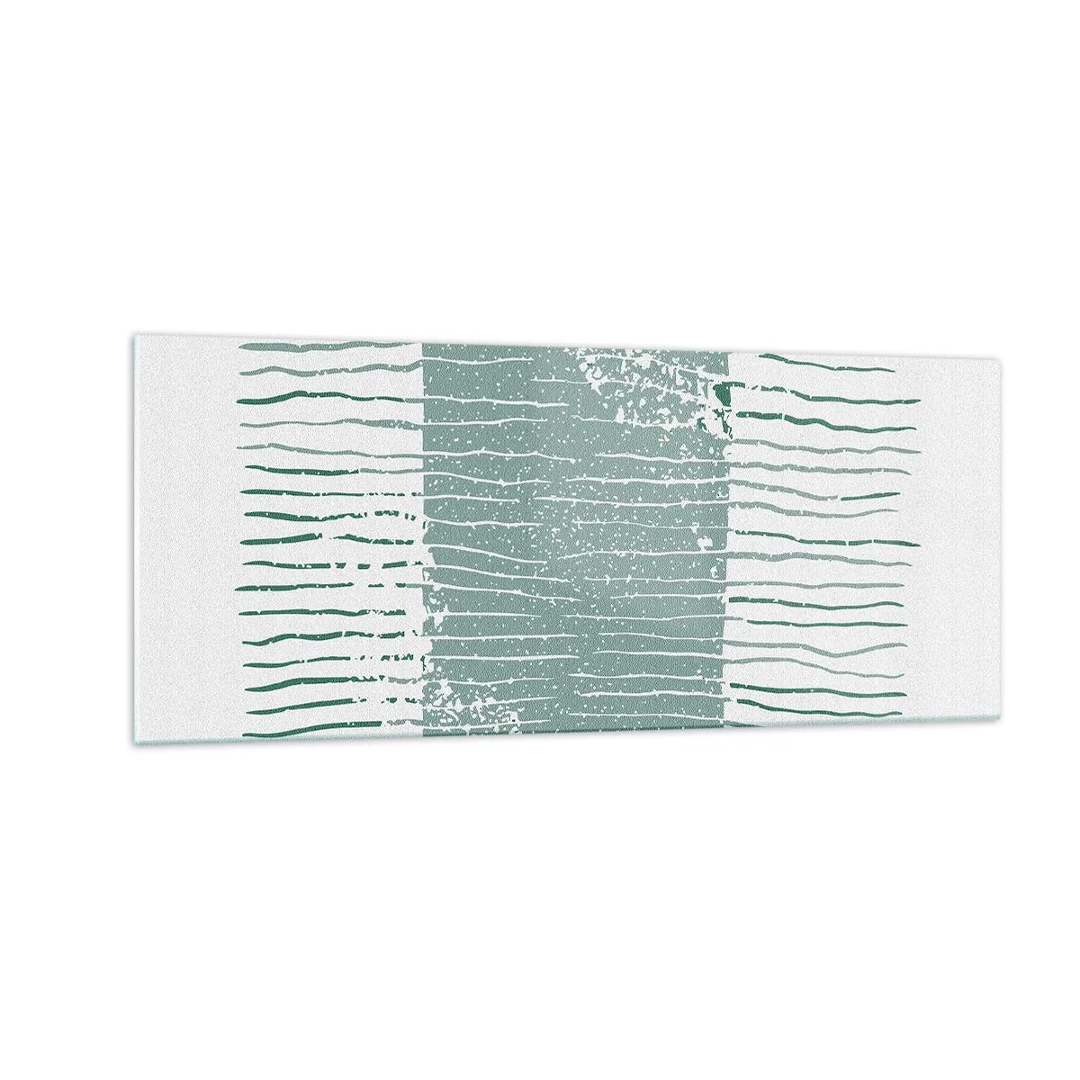 Glasbild - Bild auf glas - Marine Abstraktion - 100x40 cm