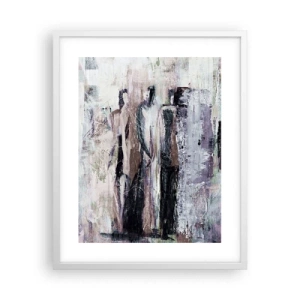 Poster in einem weißen Rahmen - Die geheimnisvolle Drei - 40x50 cm