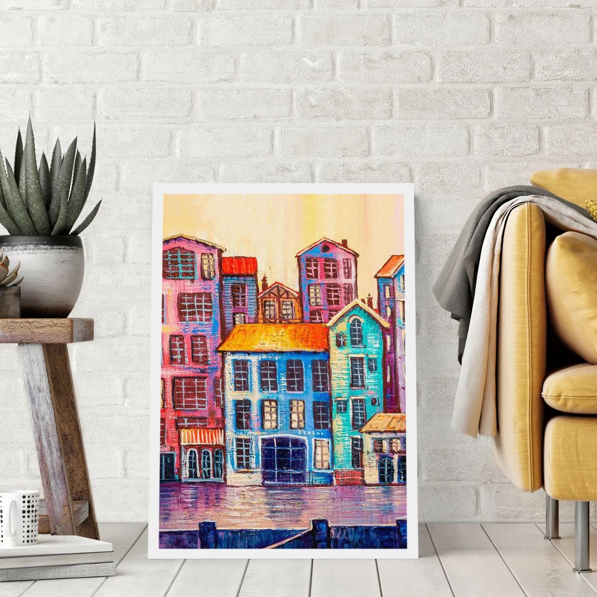 Poster - Stadt wie aus einem Märchen - 61x91 cm