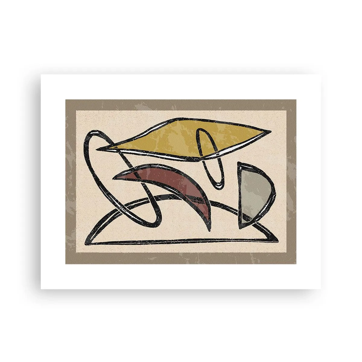 Poster - Vertikale und Horizontale - 40x30 cm