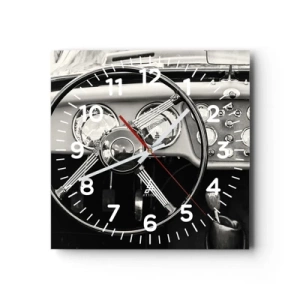 Wanduhr - Glasuhr - Ein Sammlertraum - 40x40 cm