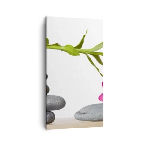 Bild auf Leinwand - Leinwandbild - Farben des Lebens und der Dauer - 45x80 cm