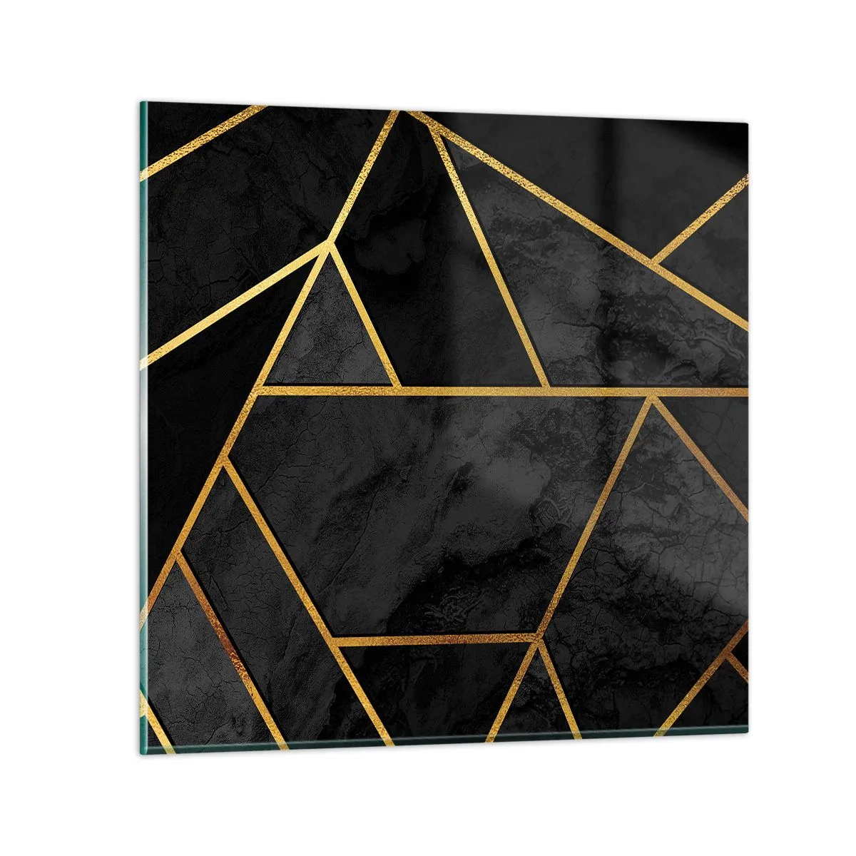 Glasbild - Bild auf glas - Dunkelheit und Glanz - 40x40 cm