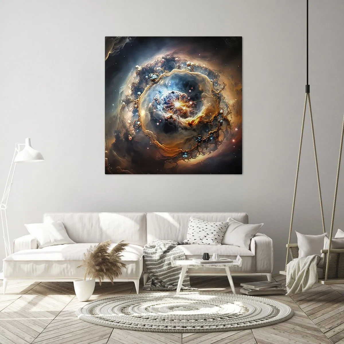 Bild auf Leinwand - Leinwandbild - Anfang - 50x50 cm