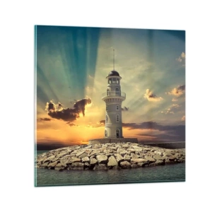 Glasbild - Bild auf glas - Licht - Gut - Schönheit - 30x30 cm