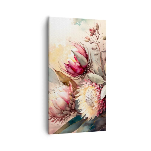 Bild auf Leinwand - Leinwandbild - Im Profil und en face - 55x100 cm