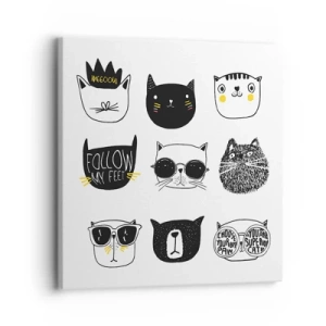 Bild auf Leinwand - Leinwandbild - Jeder andere - 30x30 cm