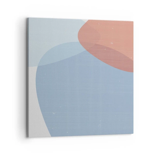 Bild auf Leinwand - Leinwandbild - Pastellbeziehungen - 60x60 cm