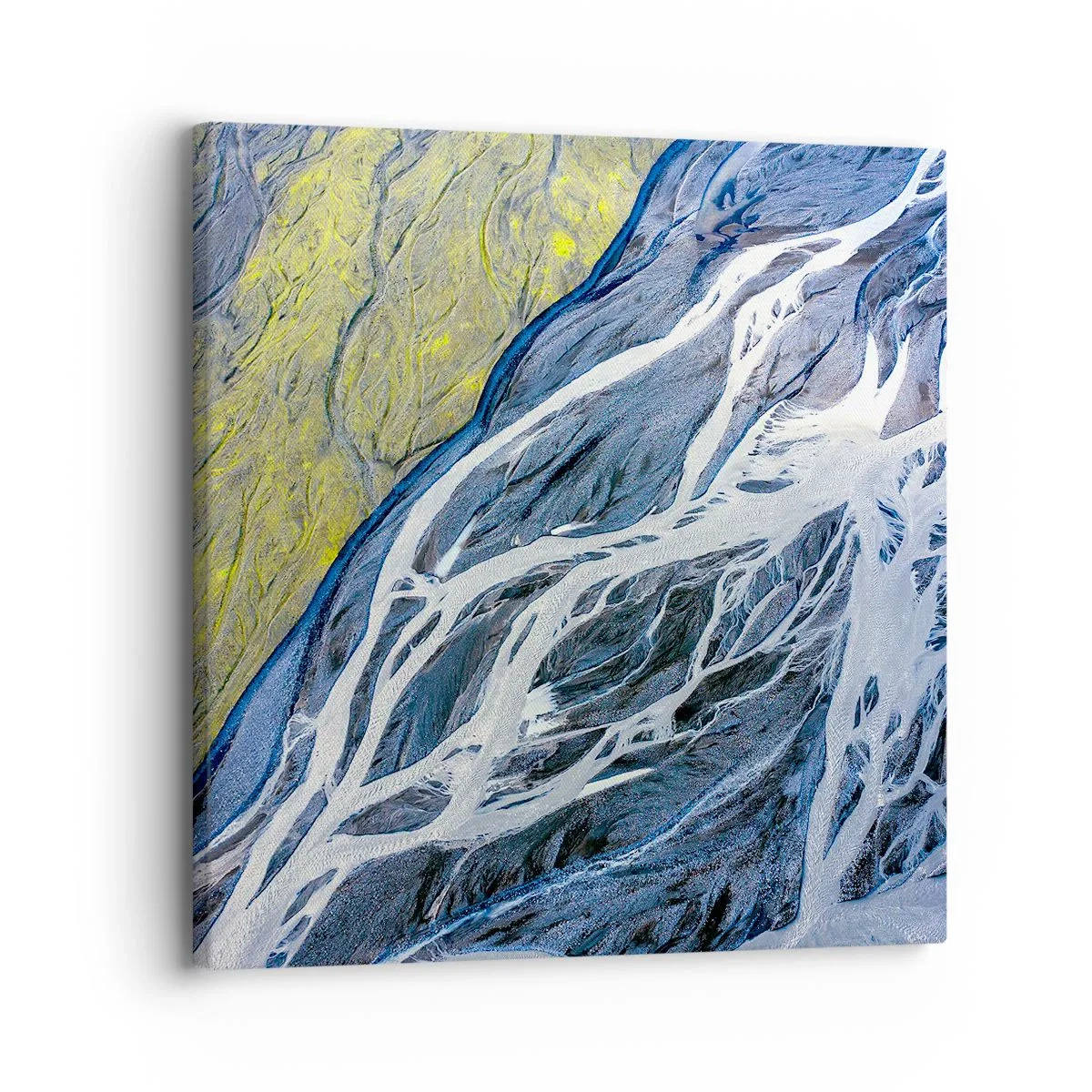 Bild auf Leinwand - Leinwandbild - Felsmalereien der Natur - 30x30 cm