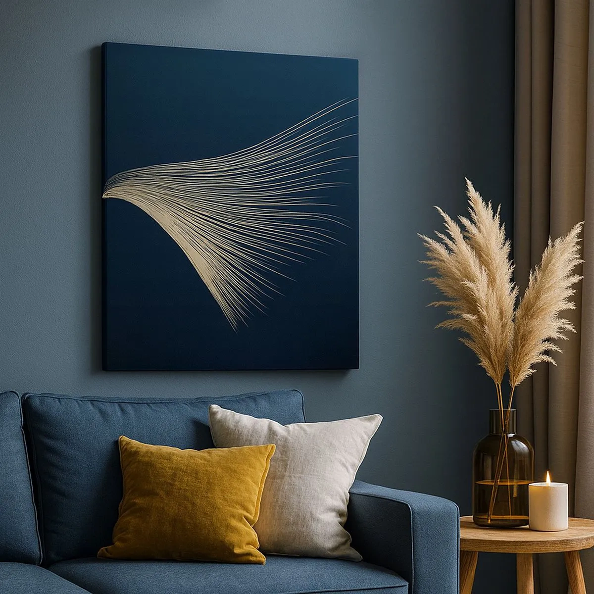 Bild auf Leinwand - Leinwandbild - Wie das Haar eines Engels - 30x30 cm