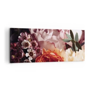 Bild auf Leinwand - Leinwandbild - Eingehüllt in Schönheit - 100x40 cm