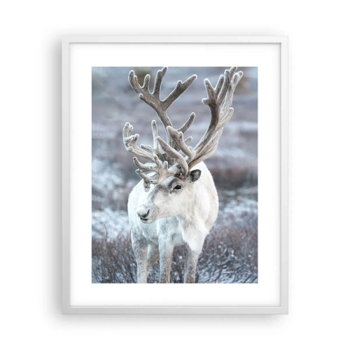 Poster in einem weißen Rahmen - Porträt in der Sonne - 40x50 cm