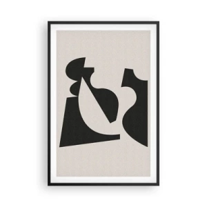 Poster in einem schwarzem Rahmen - Zum Selbstbauen - 61x91 cm