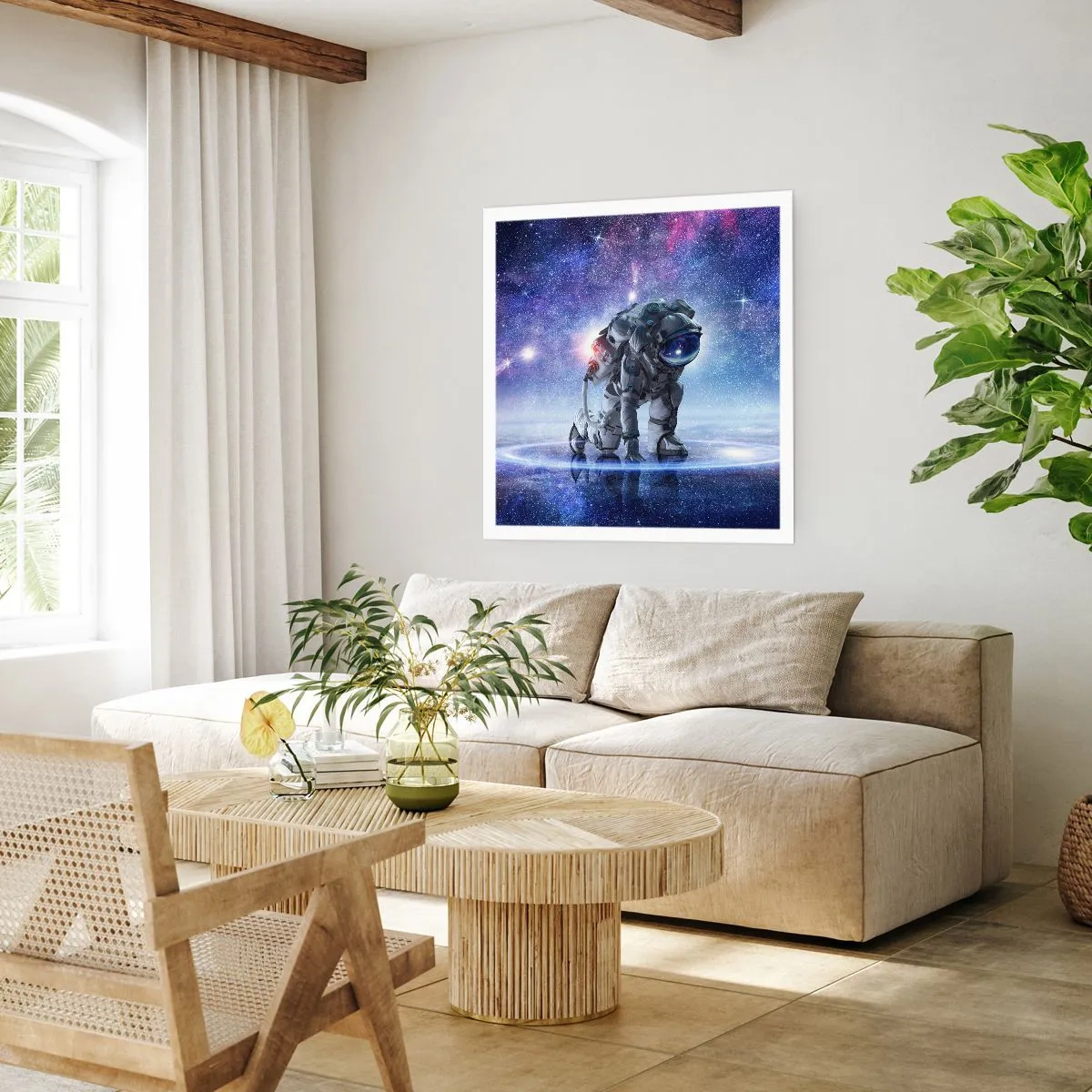 Poster - Der Sternenhimmel über mir - 50x50 cm
