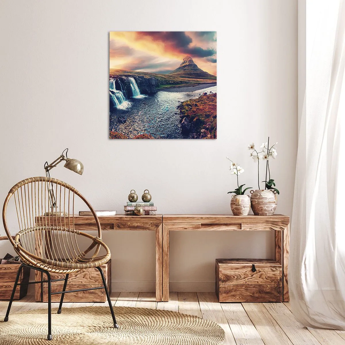 Bild auf Leinwand - Leinwandbild - In der Majestät der Natur - 70x70 cm