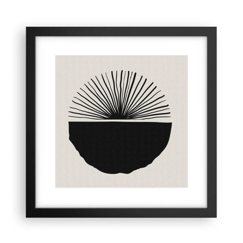 Poster in einem schwarzem Rahmen - Eine Reihe von Möglichkeiten - 30x30 cm