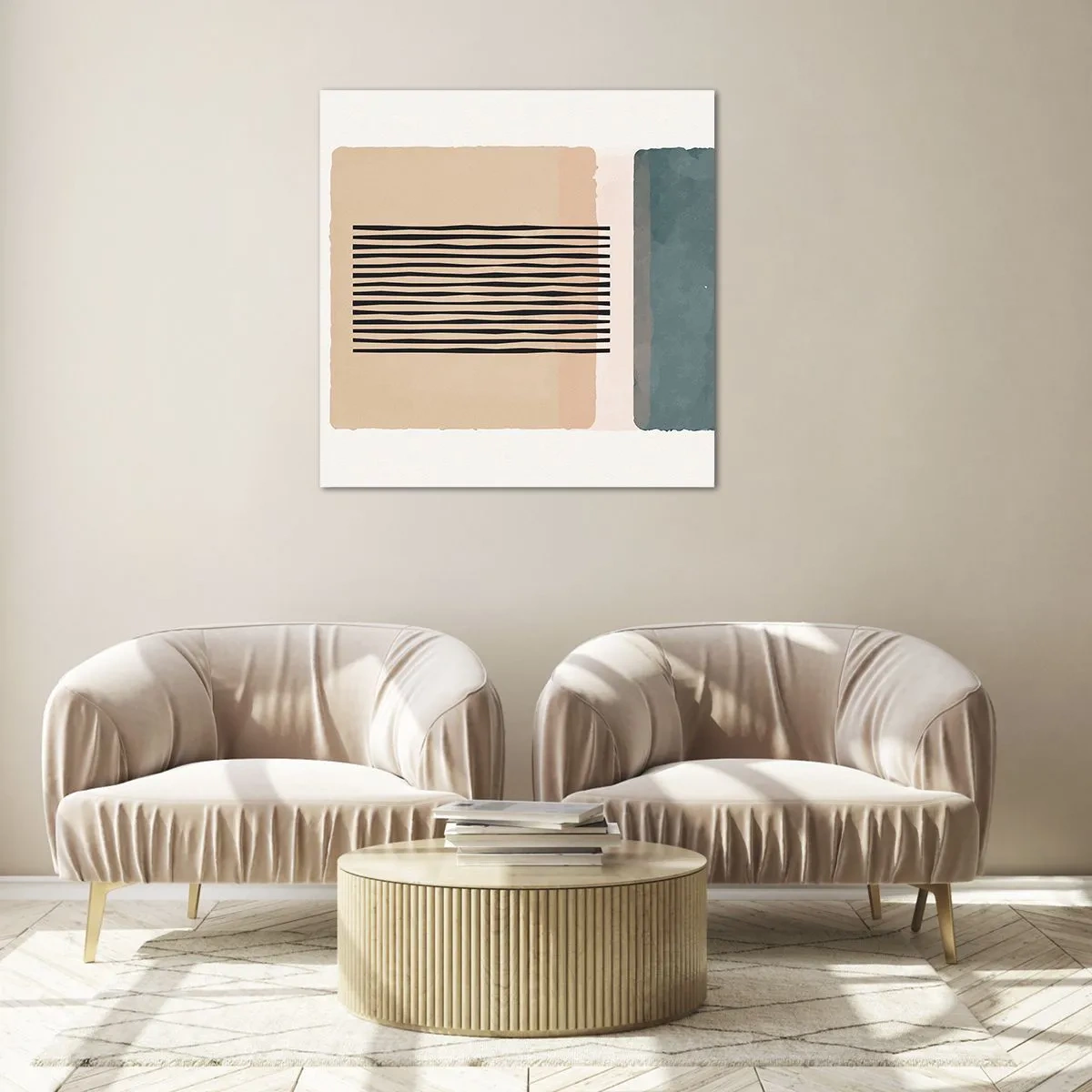 Glasbild - Bild auf glas - Alles ist in Ordnung - 40x40 cm